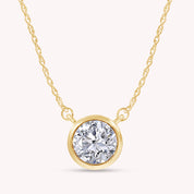 Solitaire 1.00 Carat Lab-Grown Diamond Pendant Necklace