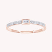 Engagement Wedding Stackable Band Ring