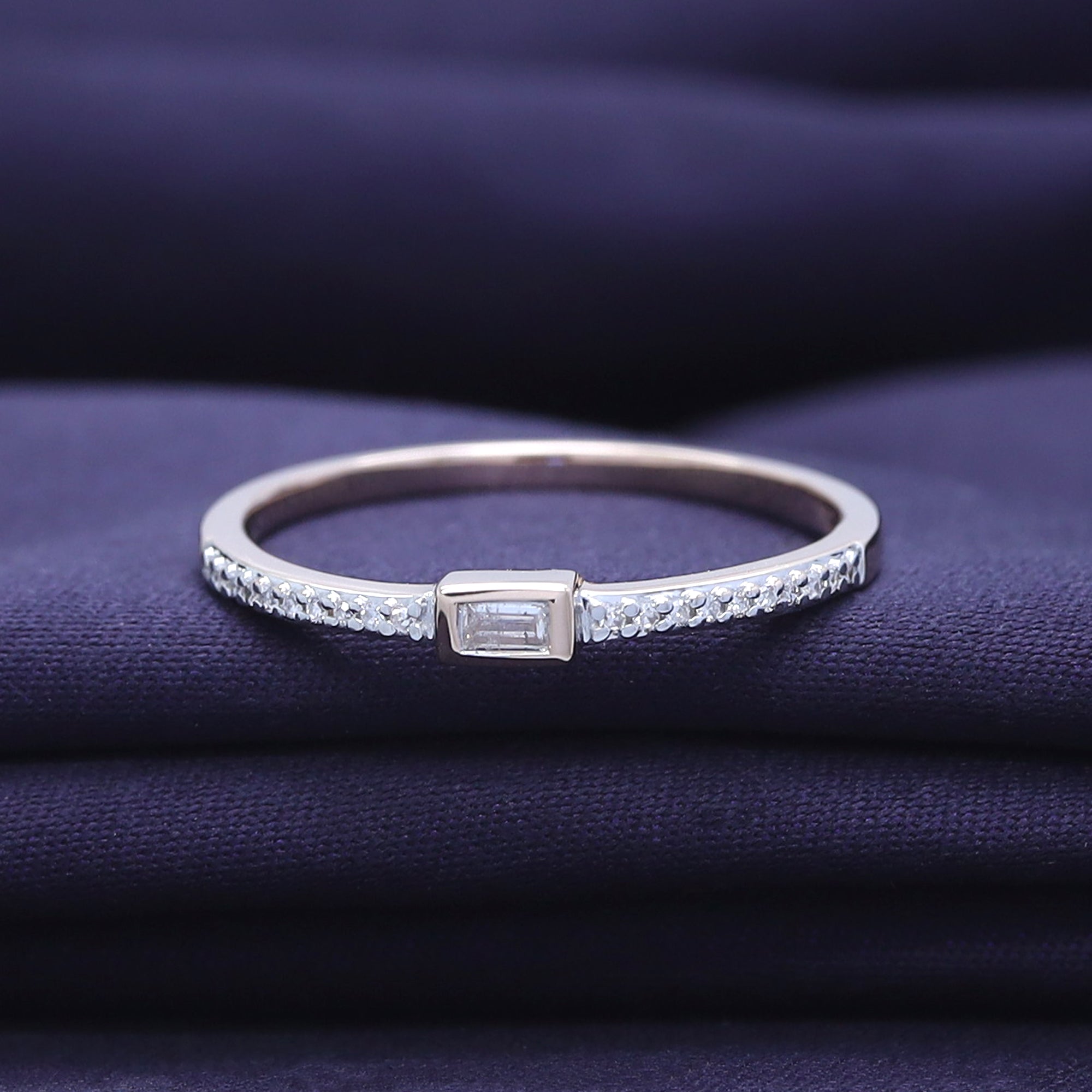 Engagement Wedding Stackable Band Ring