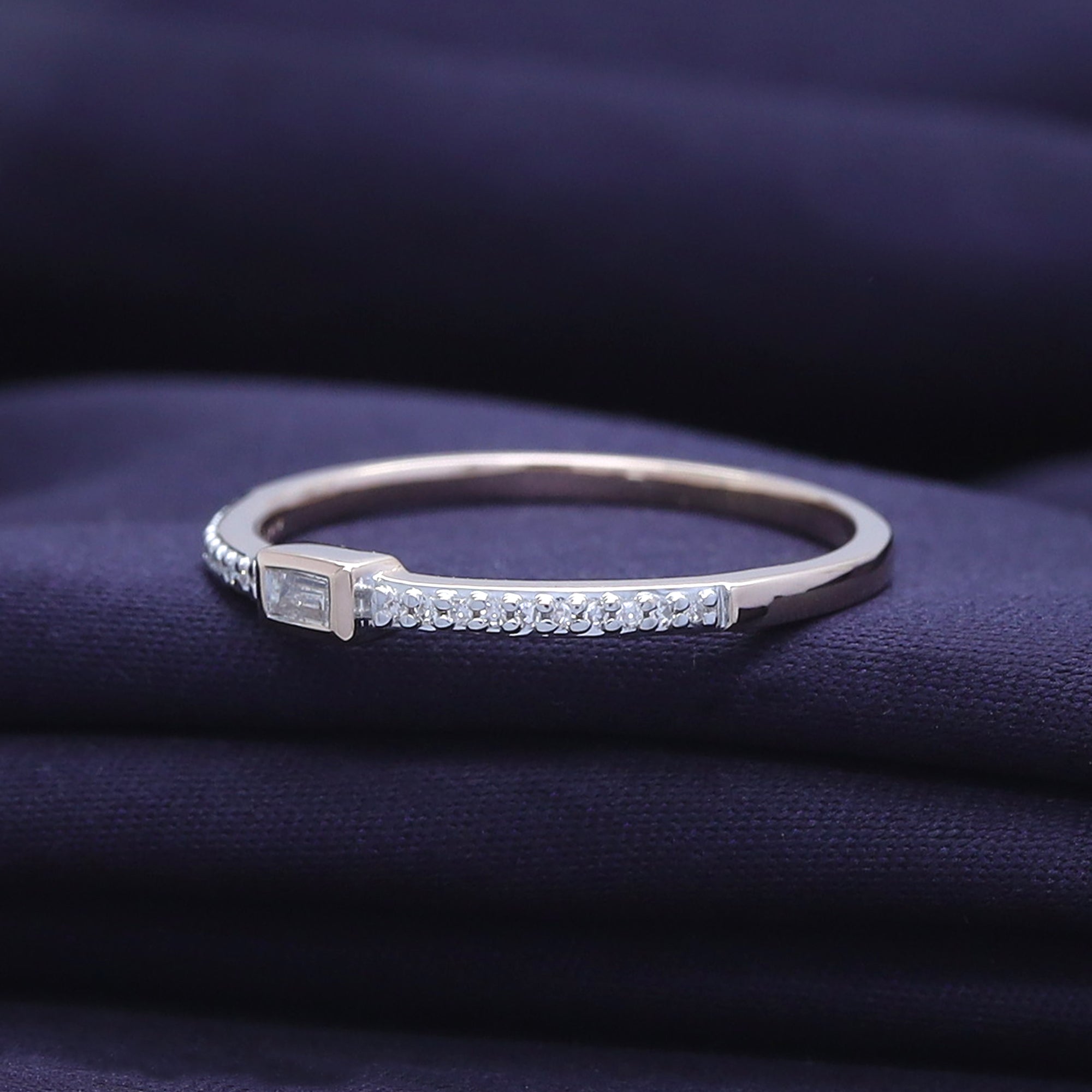 Engagement Wedding Stackable Band Ring