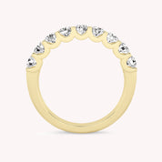 Romy Round Diamond Cut Anniversary Ring