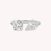 Mila Two Stone Toi-Et-Moi Lab Grown Diamond Ring