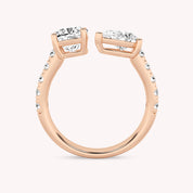Mila Two Stone Toi-Et-Moi Lab Grown Diamond Ring