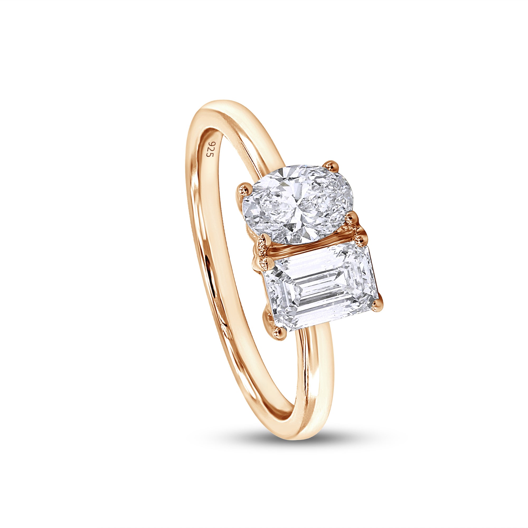 Toi Et Moi 2-Stone Engagement Ring