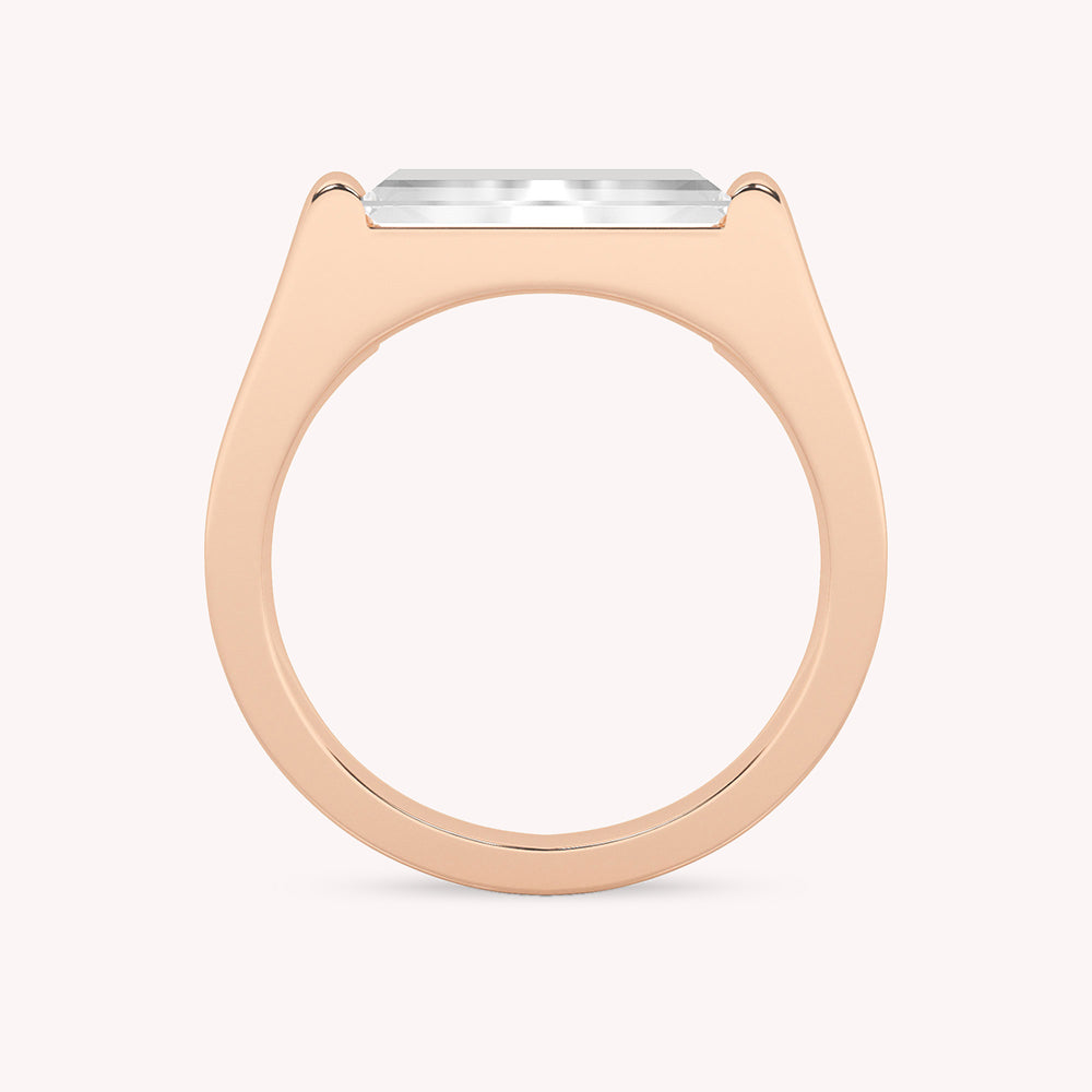 Snow Sleek Stackable Statement Ring