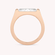 Snow Sleek Stackable Statement Ring