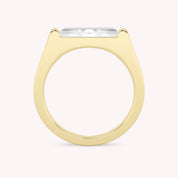 Snow Sleek Stackable Statement Ring