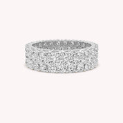 Tess Stunning Three Row Eternity Ring