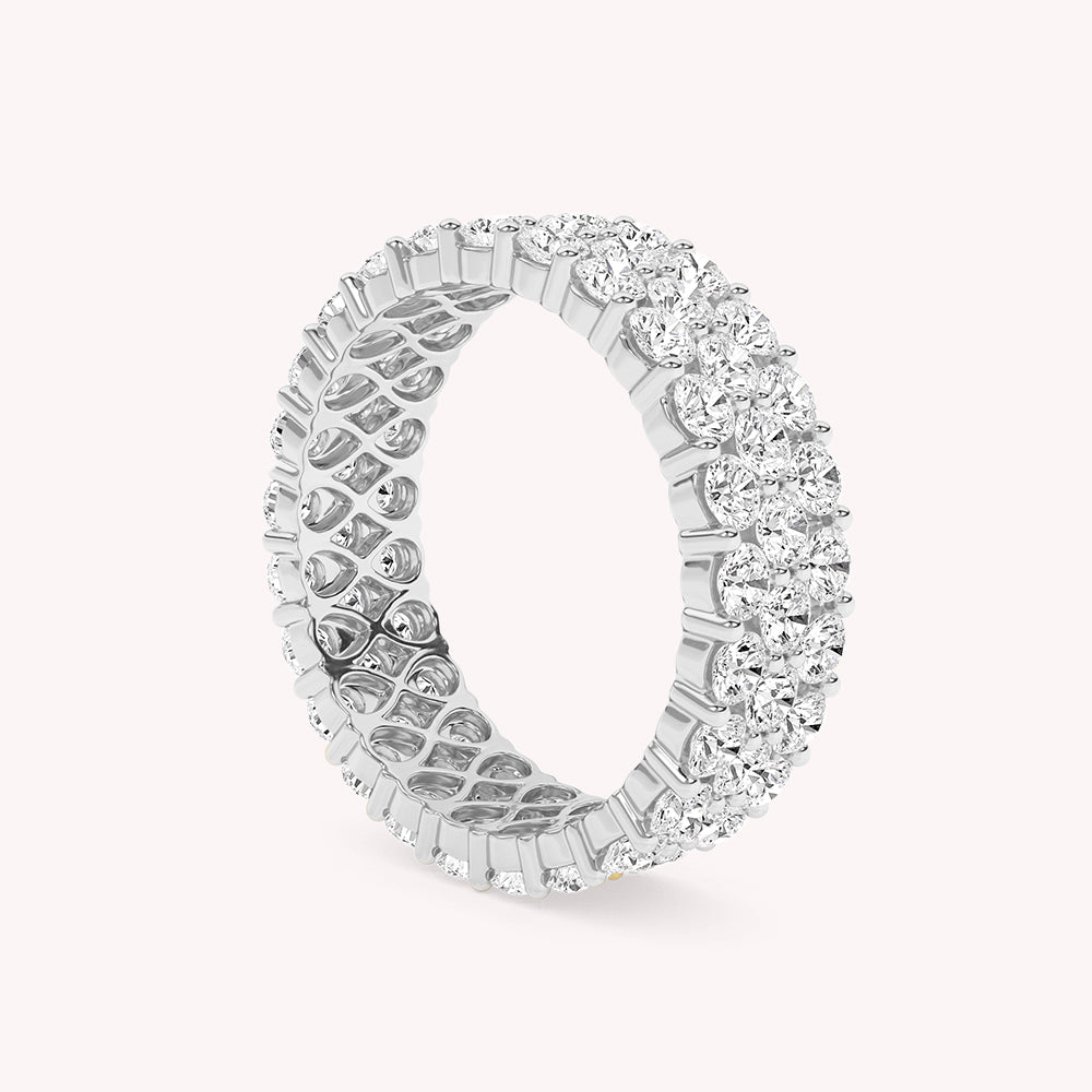 Tess Stunning Three Row Eternity Ring