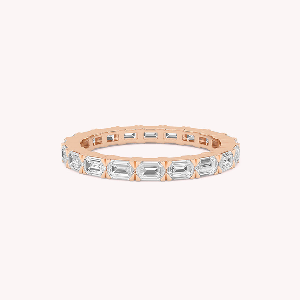 Troi Scalloped Eternity Ring