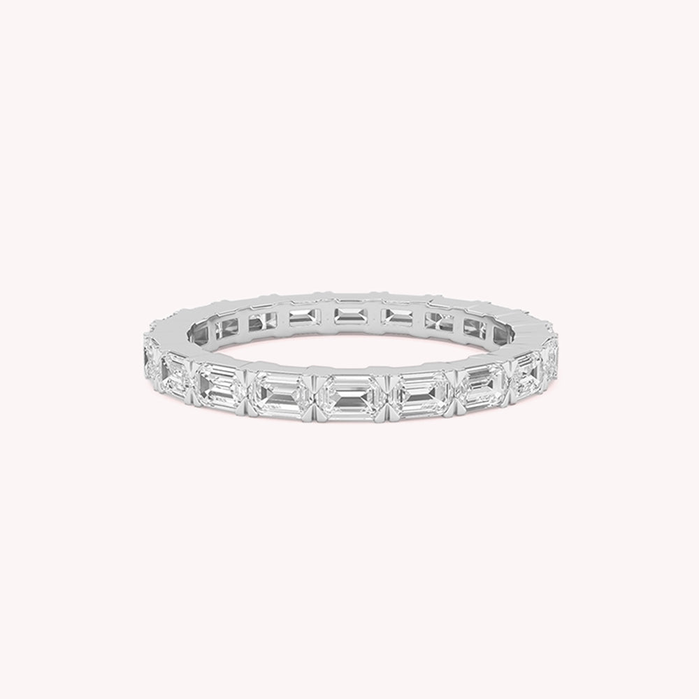 Troi Scalloped Eternity Ring