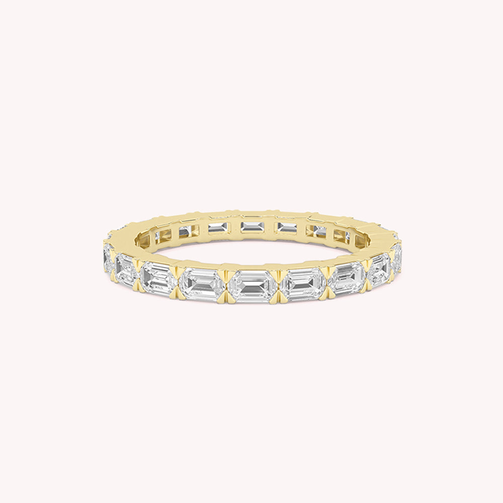 Troi Scalloped Eternity Ring