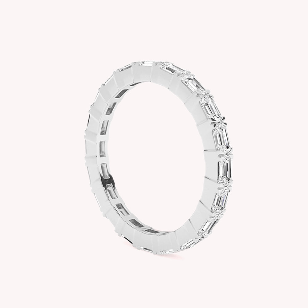 Troi Scalloped Eternity Ring