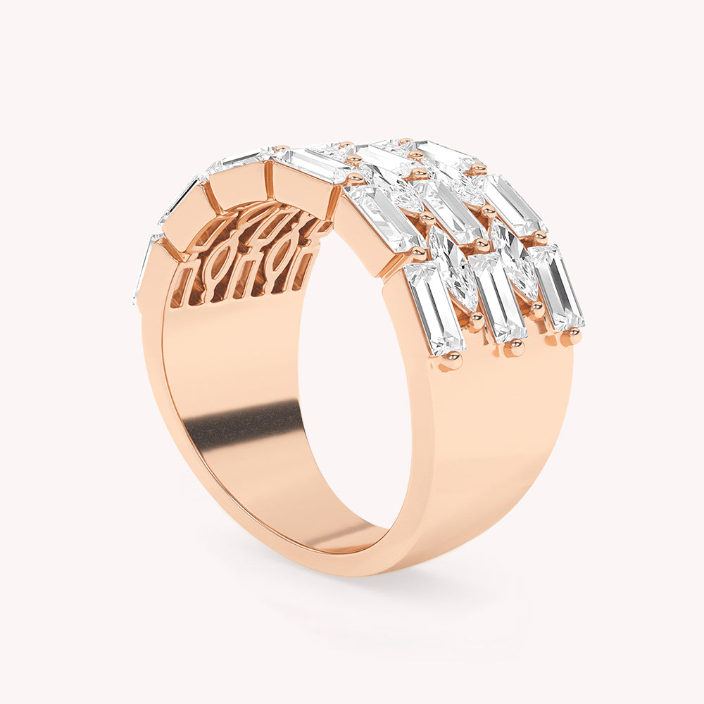 Xena Multi Station Anniversary Ring