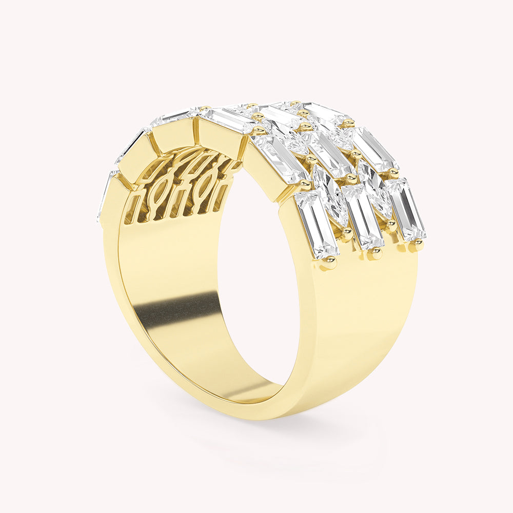 Xena Multi Station Anniversary Ring