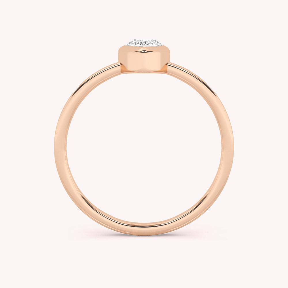 Yuan Pear Cut Engagement Ring