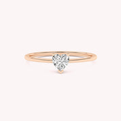 Annie Heart Solitaire Engagement Ring