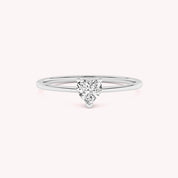 Annie Heart Solitaire Engagement Ring