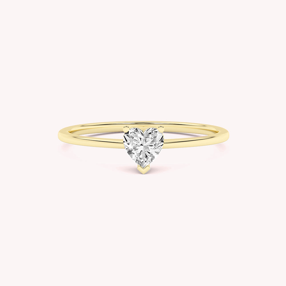 Annie Heart Solitaire Engagement Ring