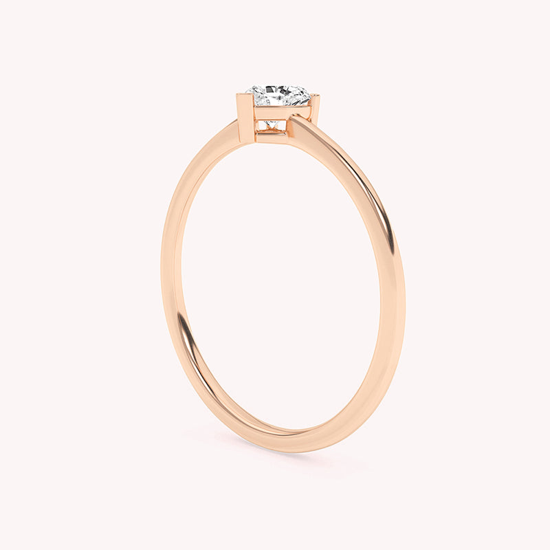 Annie Heart Solitaire Engagement Ring