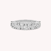 Abelia Pear Diamond Anniversary Ring