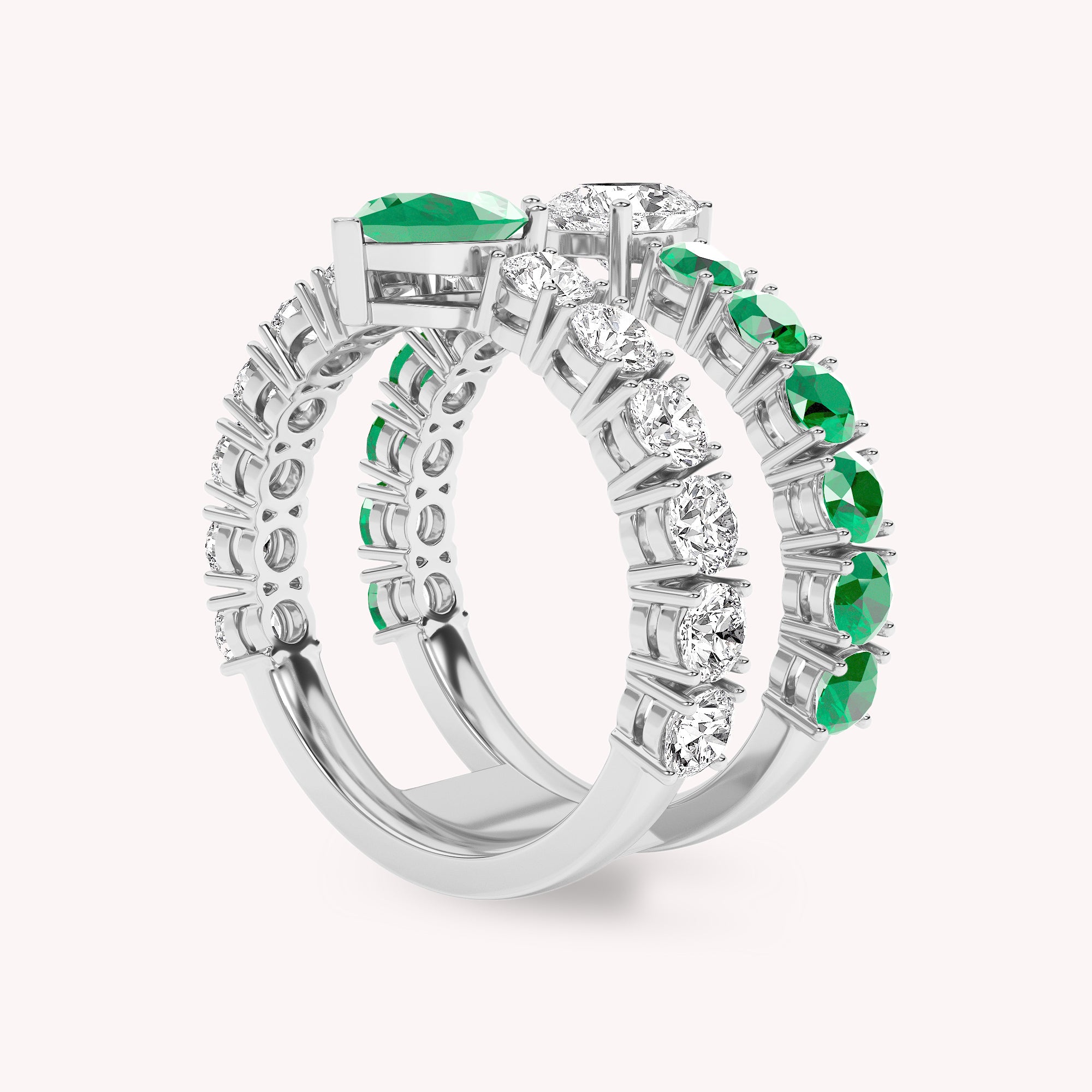 Alma Twins Guard Ring