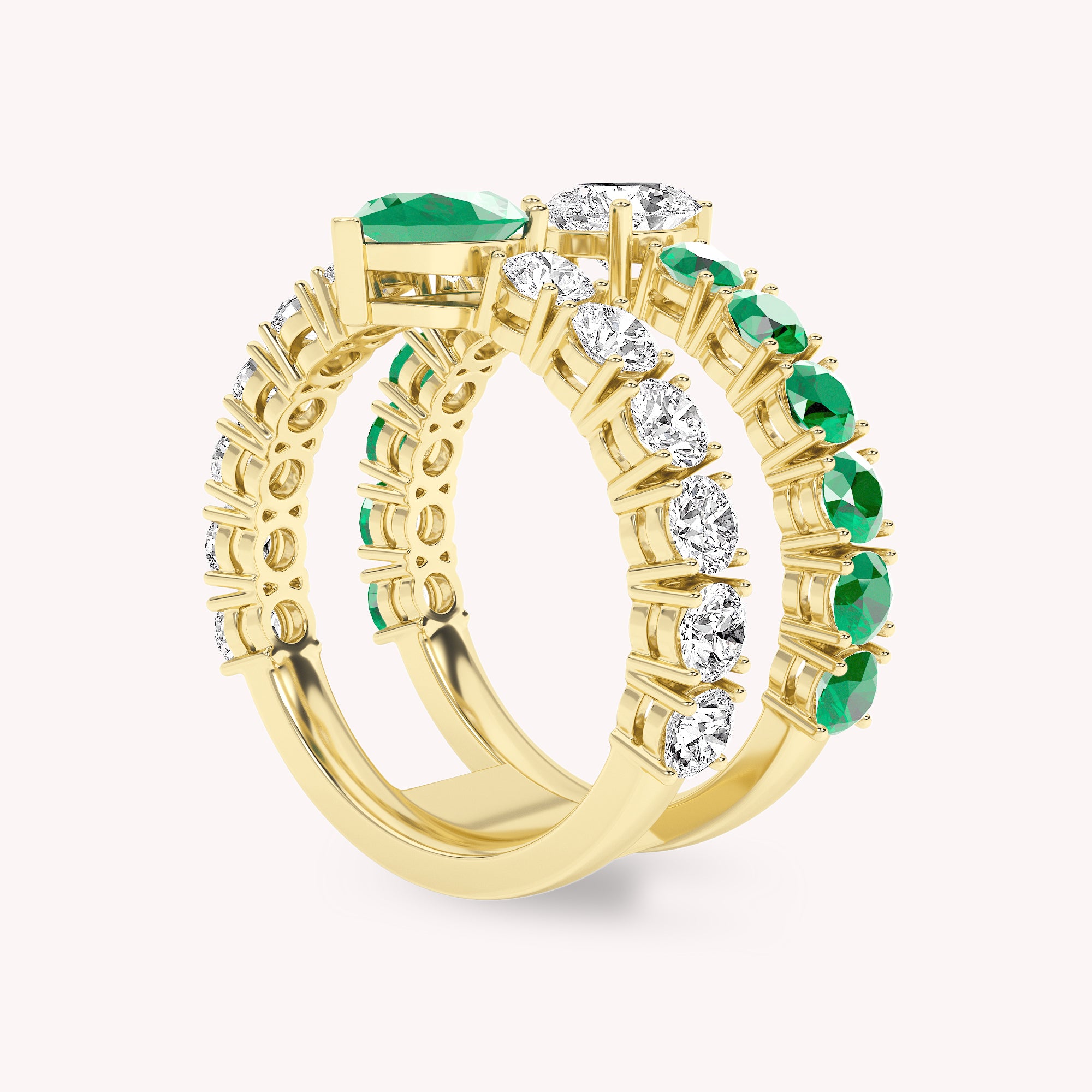 Alma Twins Guard Ring