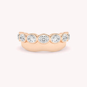 Acantha  Half Eternity Anniversary Ring