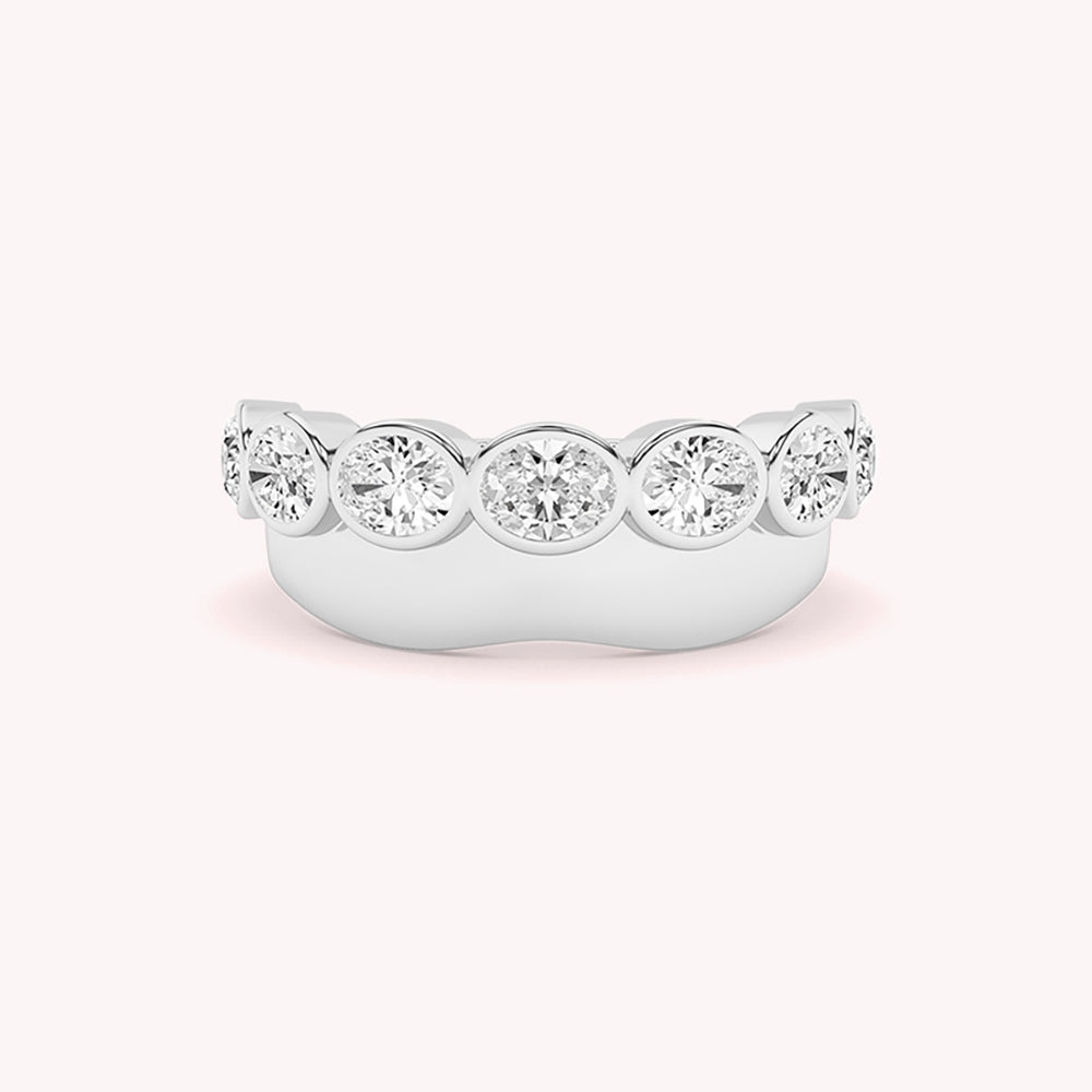 Acantha  Half Eternity Anniversary Ring