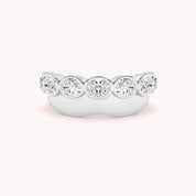 Acantha  Half Eternity Anniversary Ring