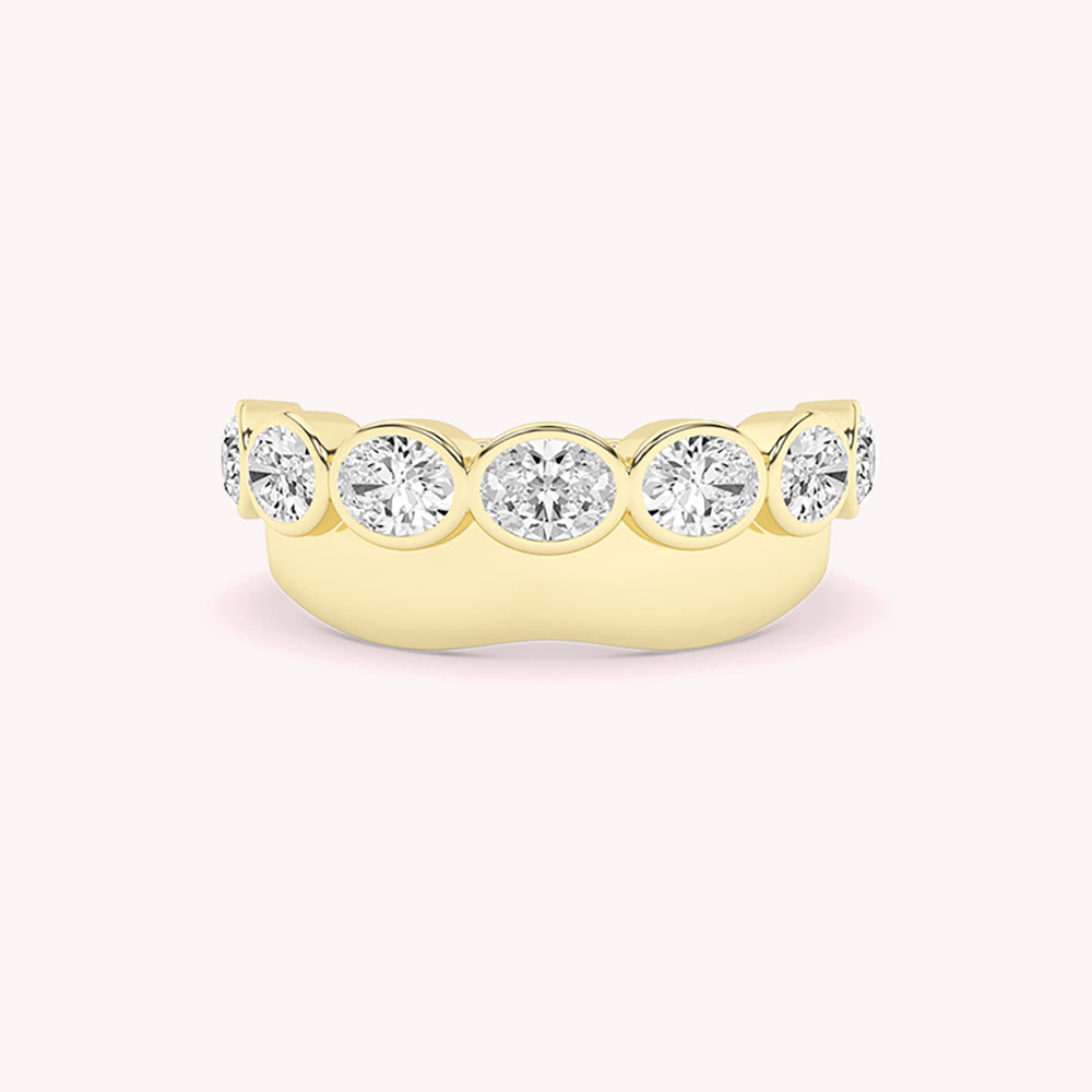 Acantha  Half Eternity Anniversary Ring