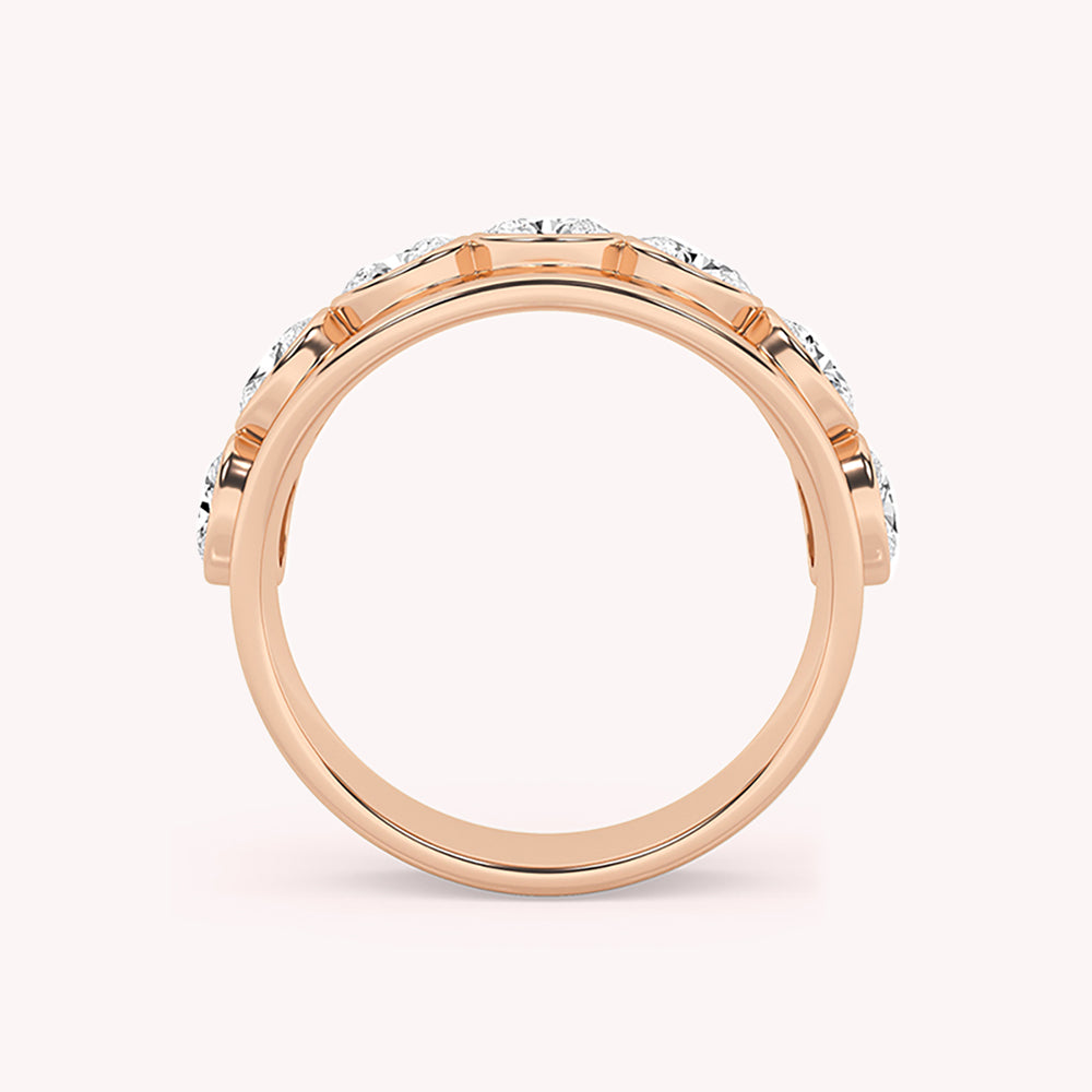 Acantha  Half Eternity Anniversary Ring