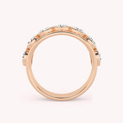 Acantha  Half Eternity Anniversary Ring