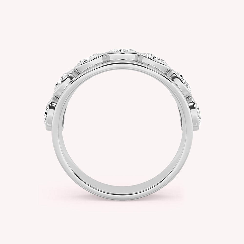 Acantha  Half Eternity Anniversary Ring