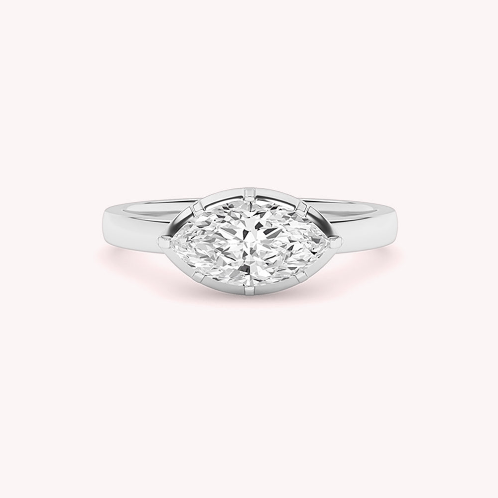 Zoey Marquise Solitaire Engagement Ring