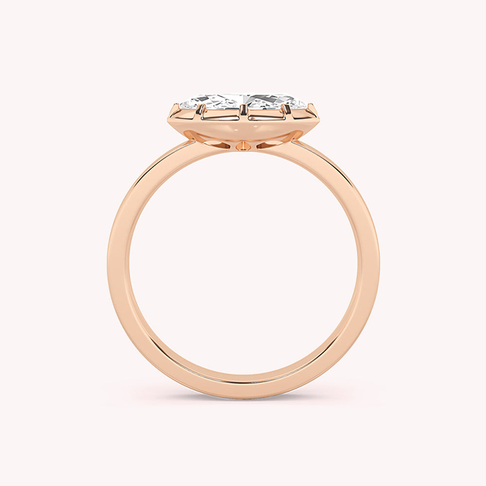 Zoey Marquise Solitaire Engagement Ring