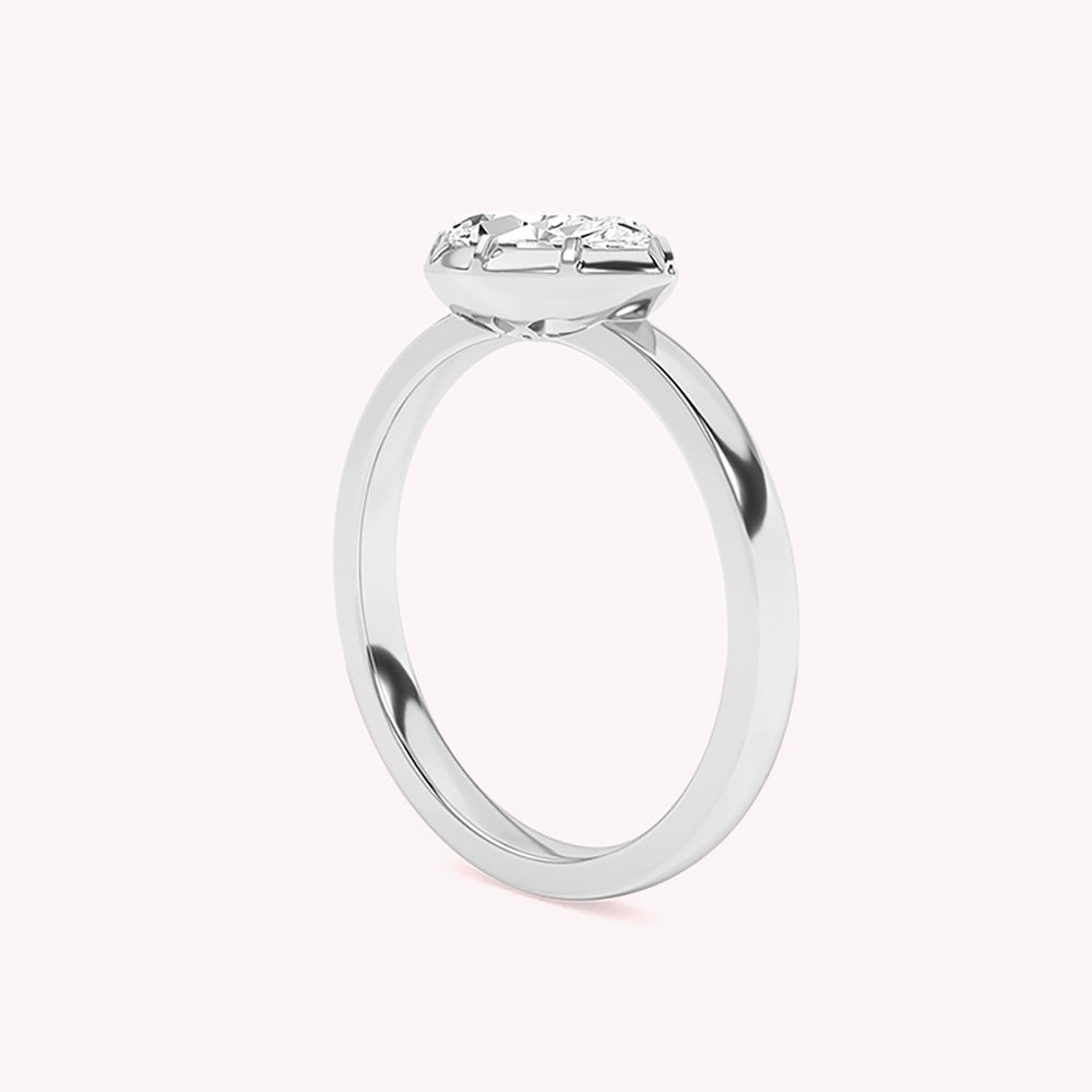 Zoey Marquise Solitaire Engagement Ring