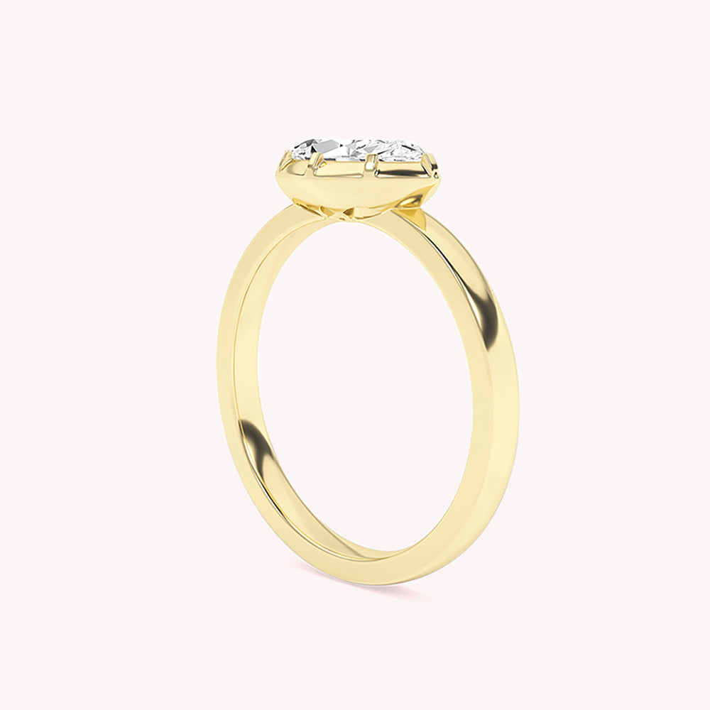 Zoey Marquise Solitaire Engagement Ring