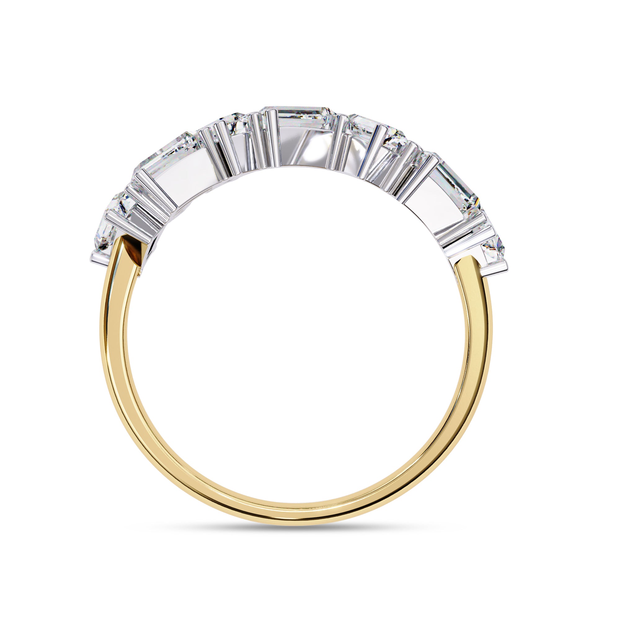 0.70 Cttw Half Eternity Wedding Band Rings for Women Jewelry