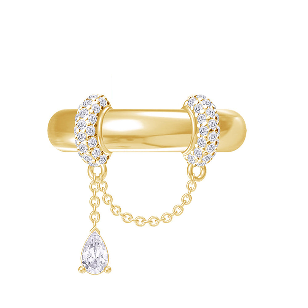 Elisabeth Ring, 14K Solid Gold & Lab Grown Diamonds