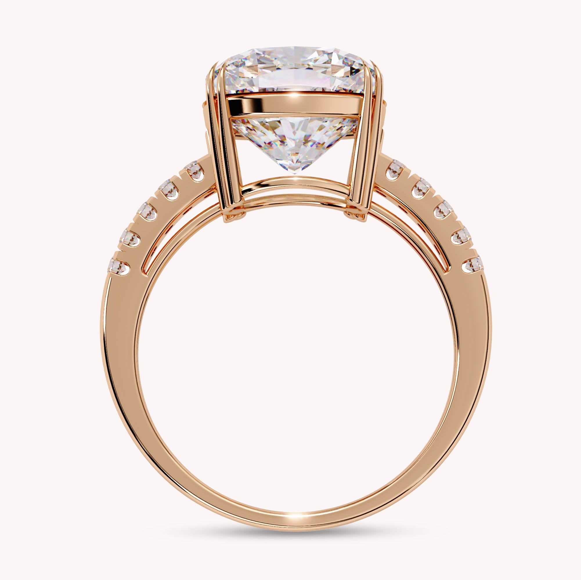 Solitaire Lab Grown Diamond Engagement Rings