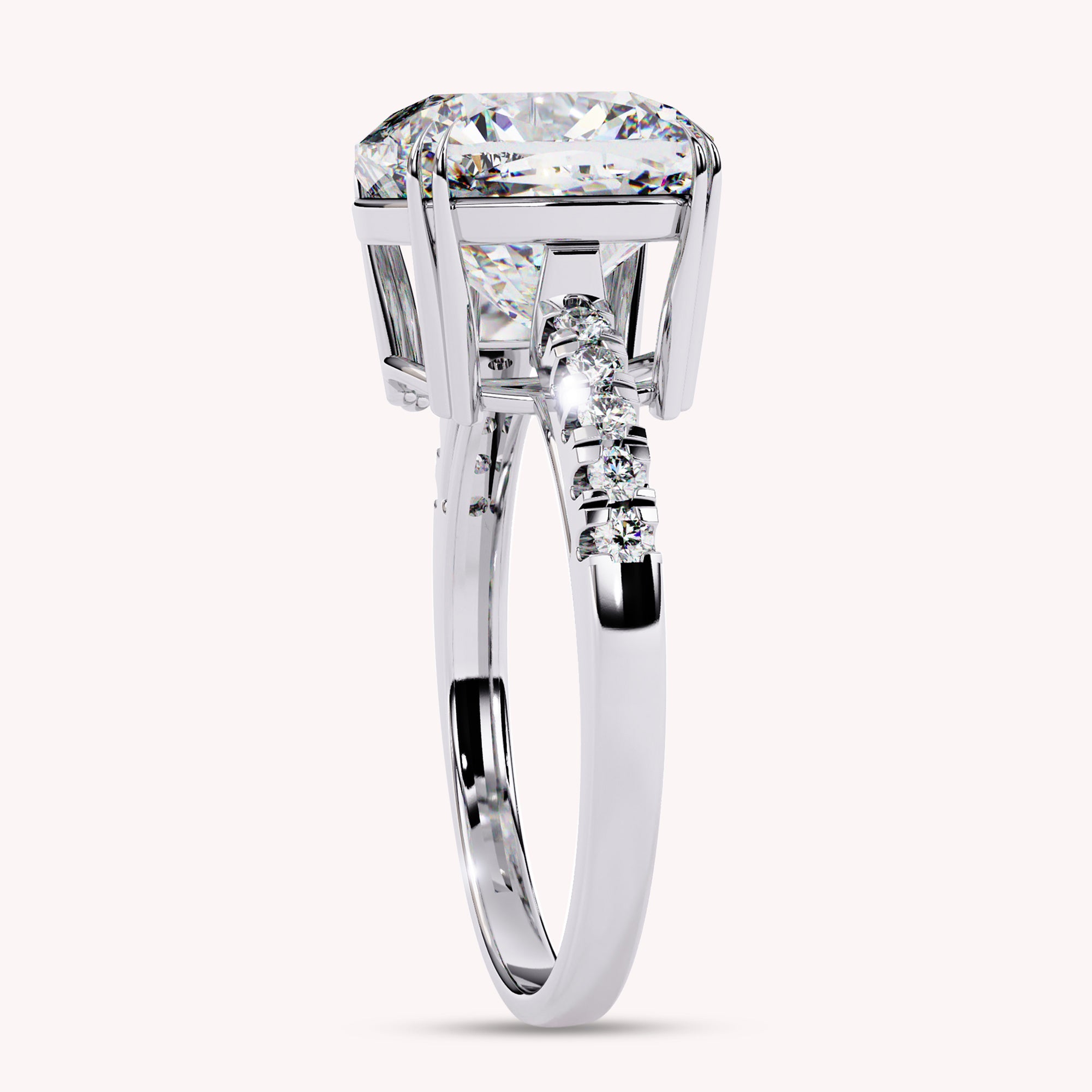 Solitaire Lab Grown Diamond Engagement Rings