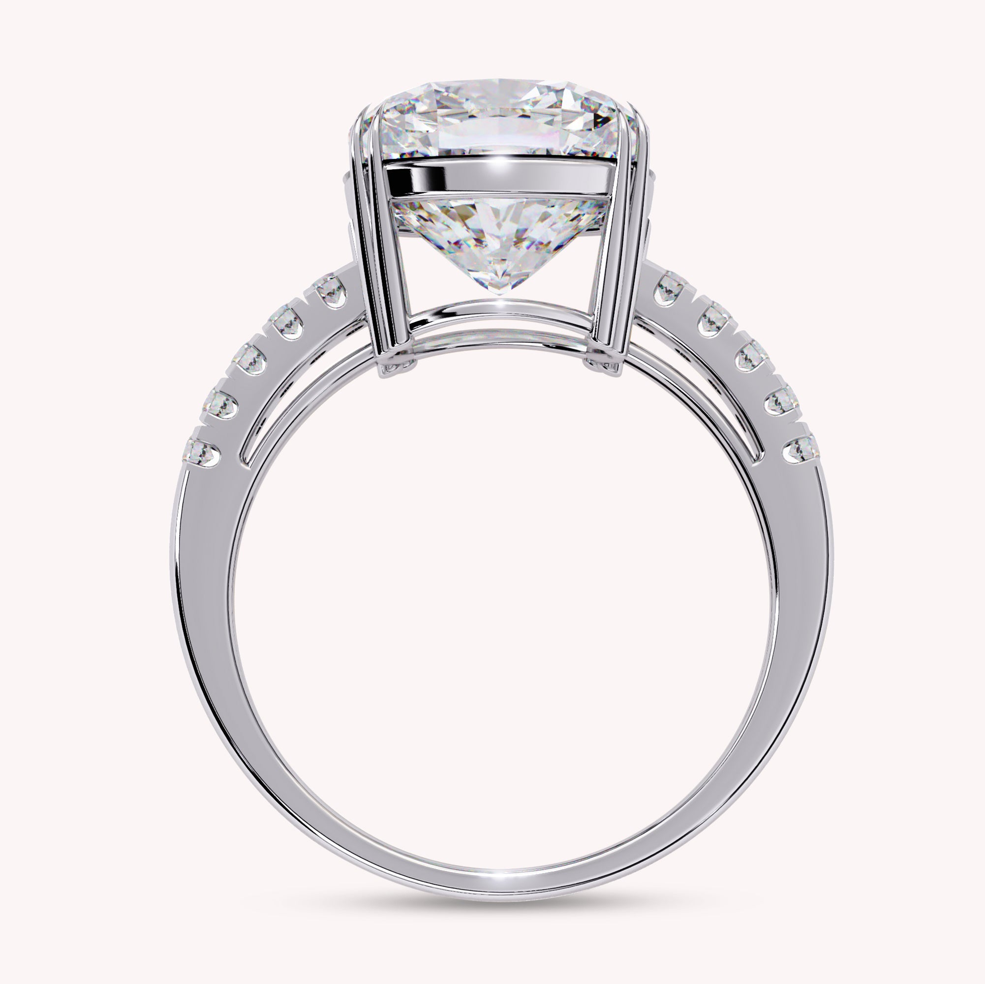 Solitaire Lab Grown Diamond Engagement Rings