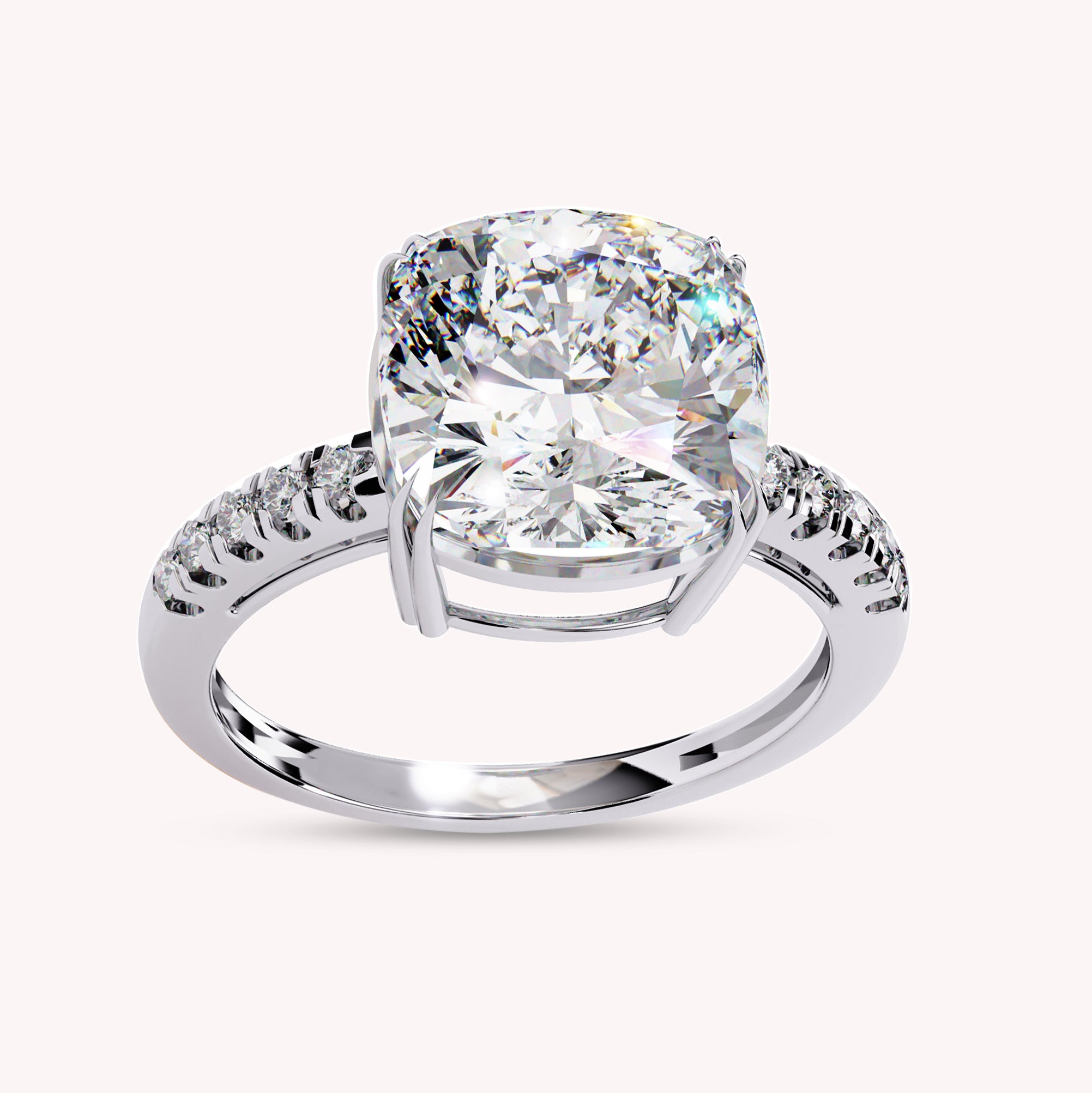 Solitaire Lab Grown Diamond Engagement Rings