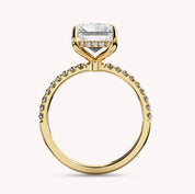 Radiant Cut Solitaire Lab Grown Diamond Engagement Ring