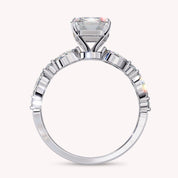 Emerald Cut Solitaire Lab Grown Diamond Engagement Ring