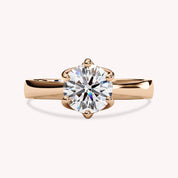 6-Prong Solitaire Lab Grown Diamond Engagement Rings