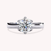 6-Prong Solitaire Lab Grown Diamond Engagement Rings