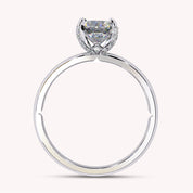 6.8MM Solitaire Engagement Lab Grown Diamond Ring