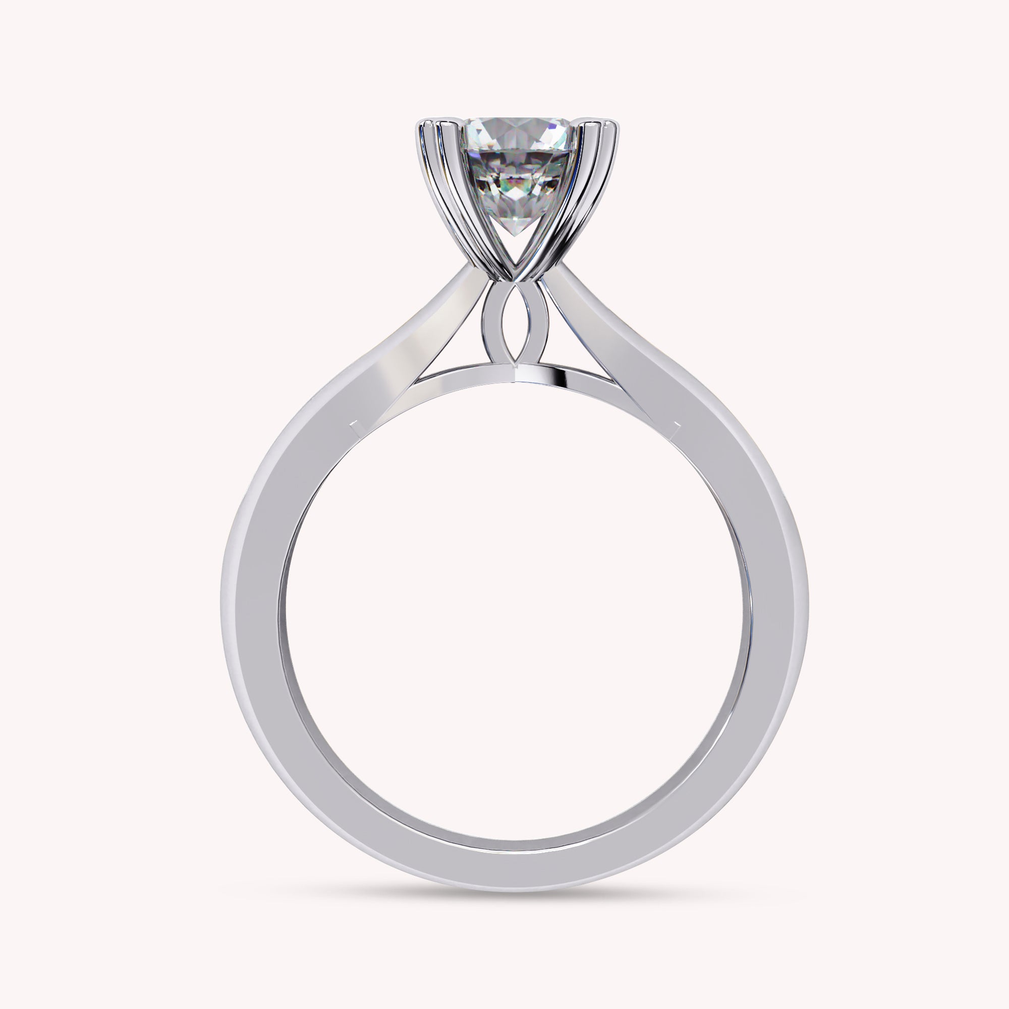 Solitaire Engagement Lab Grown Diamond Ring